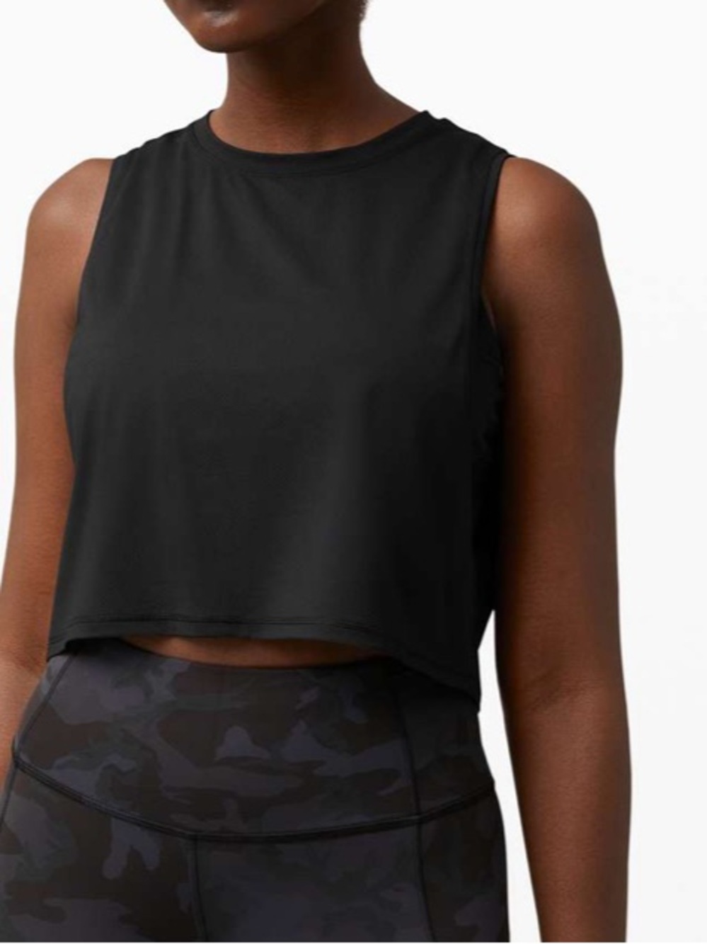 Lululemon Muscle Love Crop Tank *Tough
Black